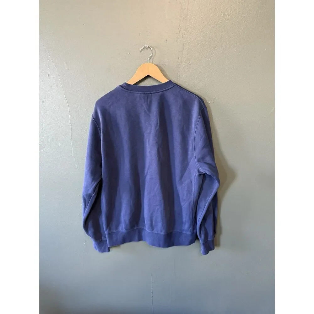 Nike Sportswear Mens Blue Pullover Sweatshirt Size Medium